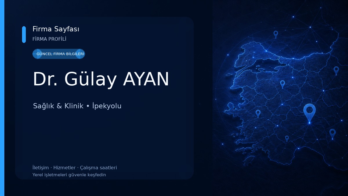 Dr. Gülay AYAN Sağlık & Klinik