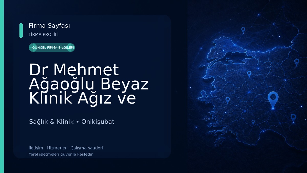 Dr Mehmet Ağaoğlu Beyaz Klinik Ağız ve Diş Sağlığı Polikliniği Sağlık & Klinik