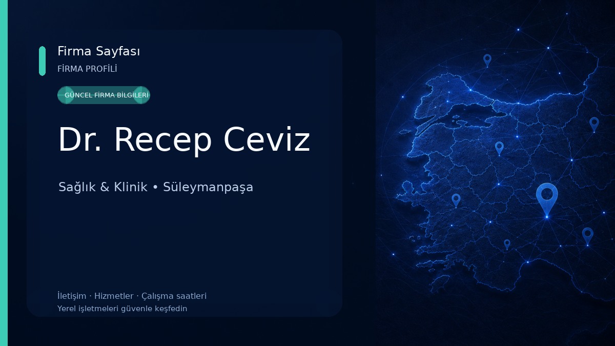 Dr. Recep Ceviz 