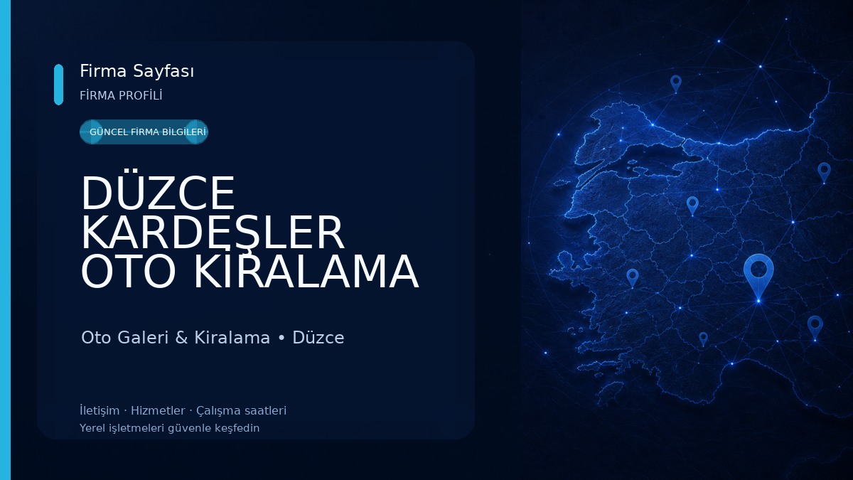 DÜZCE KARDEŞLER OTO KİRALAMA Oto Galeri & Kiralama