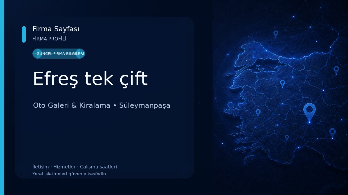 Efreş tek çift