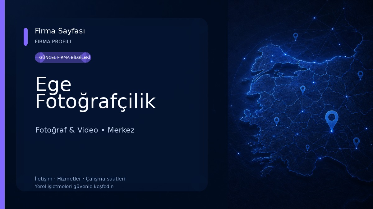Ege Fotoğrafçilik Fotoğraf & Video