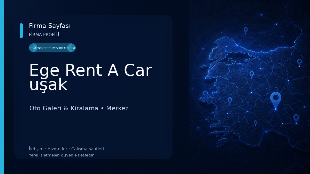 Ege Rent A Car uşak 