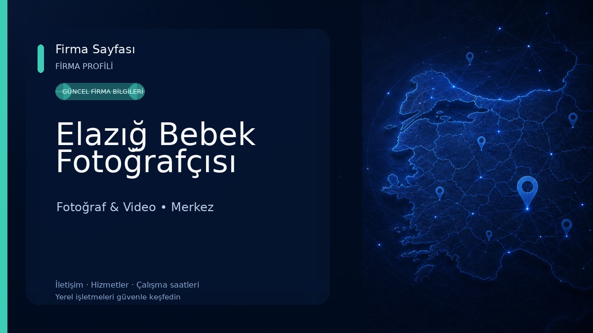 Elazığ Bebek Fotoğrafçısı Fotoğraf & Video