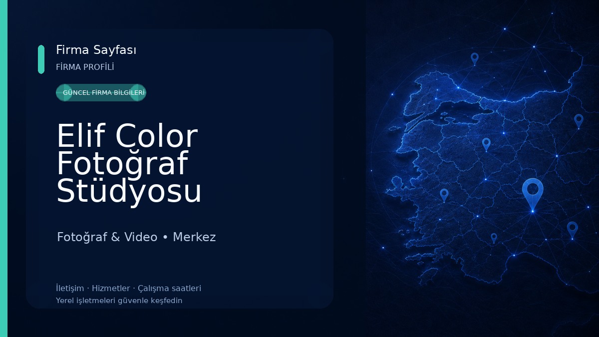 Elif Color Fotoğraf Stüdyosu