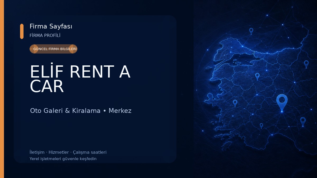 ELİF RENT A CAR Oto Galeri & Kiralama