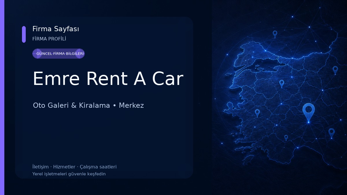 Emre Rent A Car Oto Galeri & Kiralama