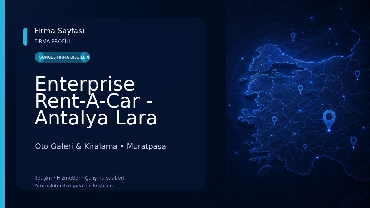 Enterprise Rent-A-Car - Antalya Lara Araç Kiralama