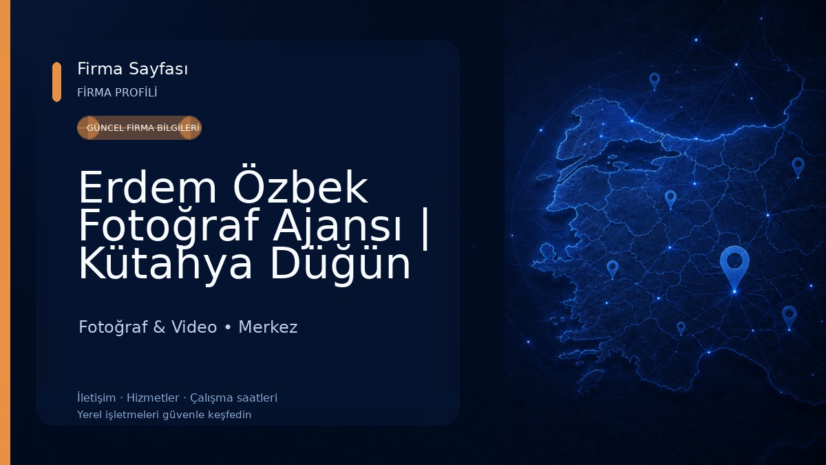 Erdem Özbek Fotoğraf Ajansı | Kütahya Düğün Fotoğrafçısı Fotoğraf & Video