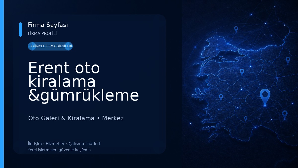 Erent oto kiralama &gümrükleme Oto Galeri & Kiralama