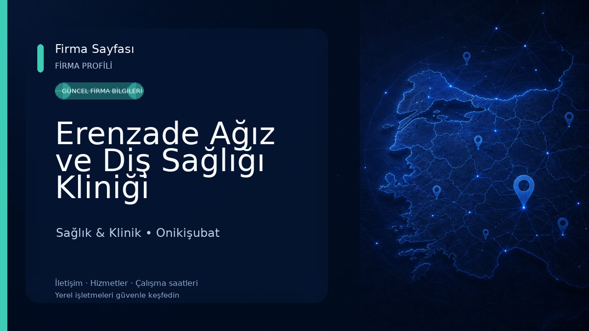 Erenzade Ağız ve Diş Sağlığı Kliniği Sağlık & Klinik