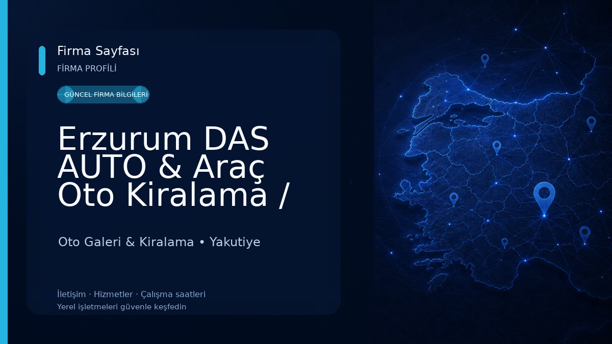 Erzurum DAS AUTO & Araç Oto Kiralama / Havalimanı / Havaalanı