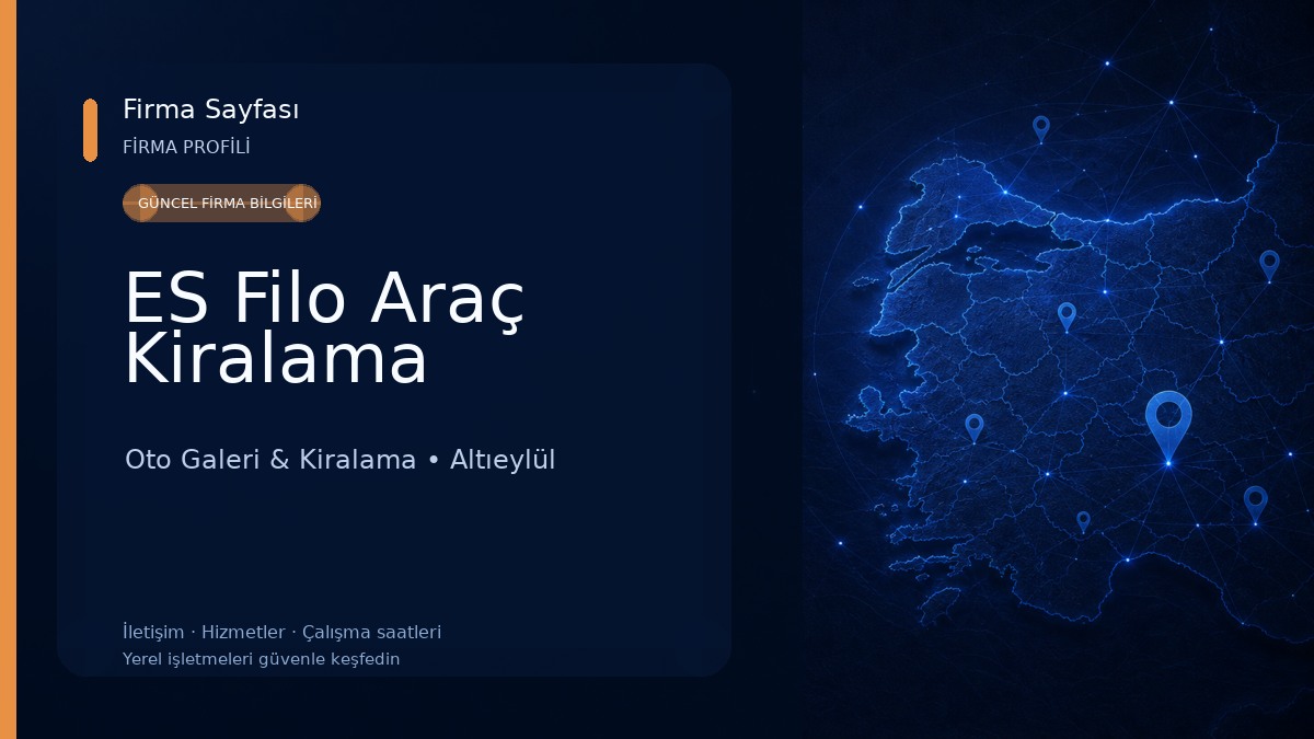 ES Filo Araç Kiralama Oto Galeri & Kiralama