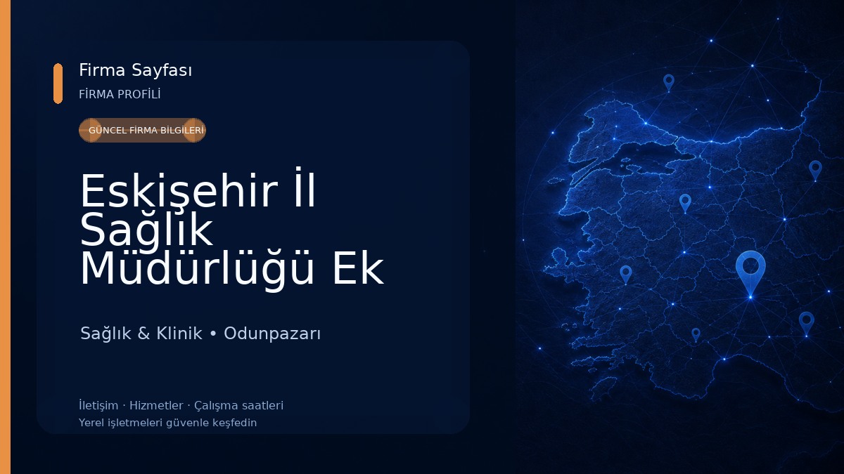 Eskişehir İl Sağlık Müdürlüğü Ek Hizmet Binası Sağlık & Klinik