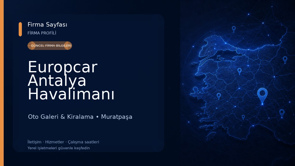 Europcar Antalya Havalimanı Oto Galeri & Kiralama