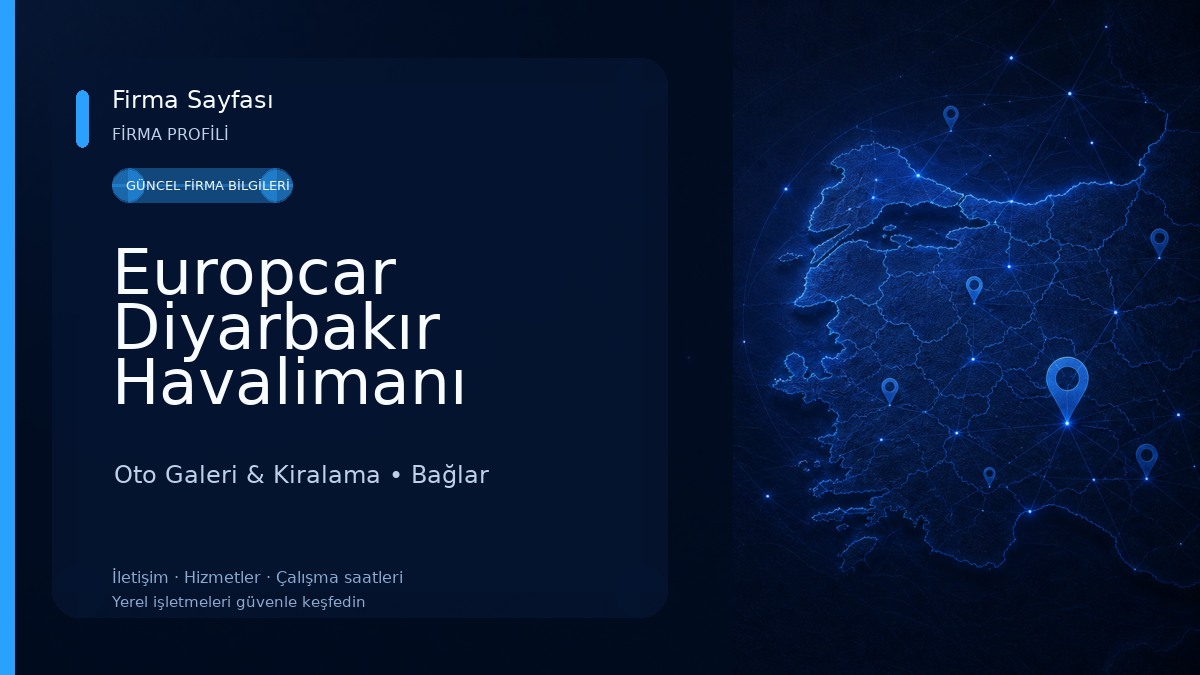 Europcar Diyarbakır Havalimanı Oto Galeri & Kiralama