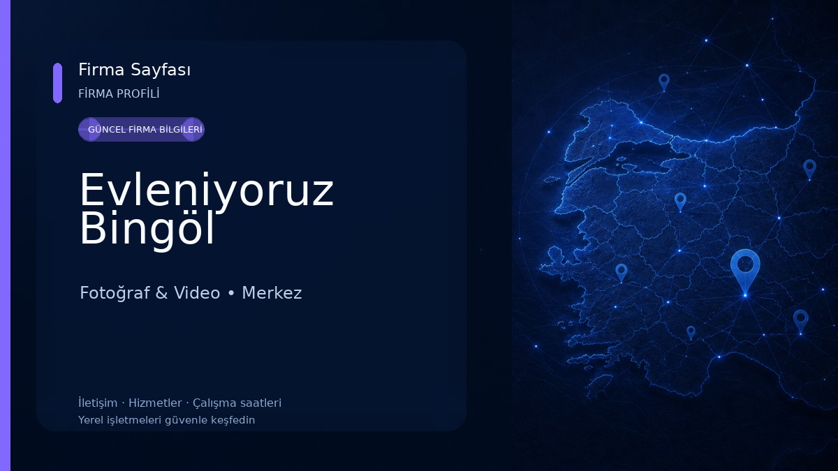 Evleniyoruz Bingöl