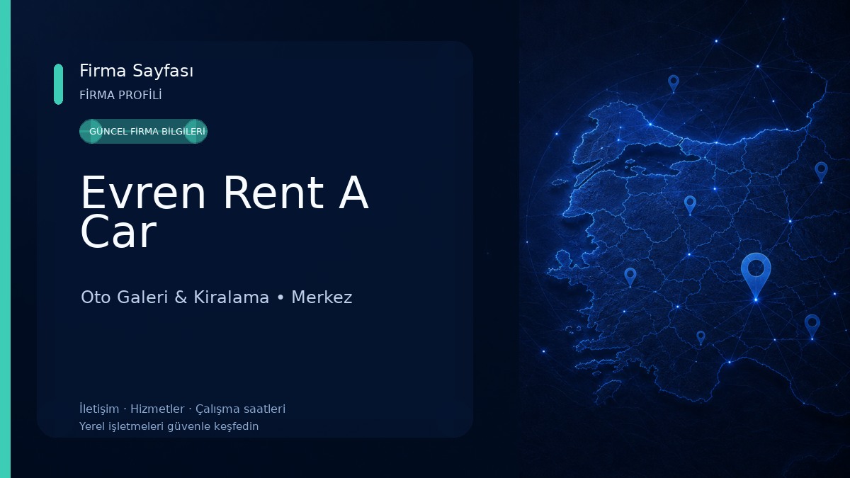 Evren Rent A Car Oto Galeri & Kiralama