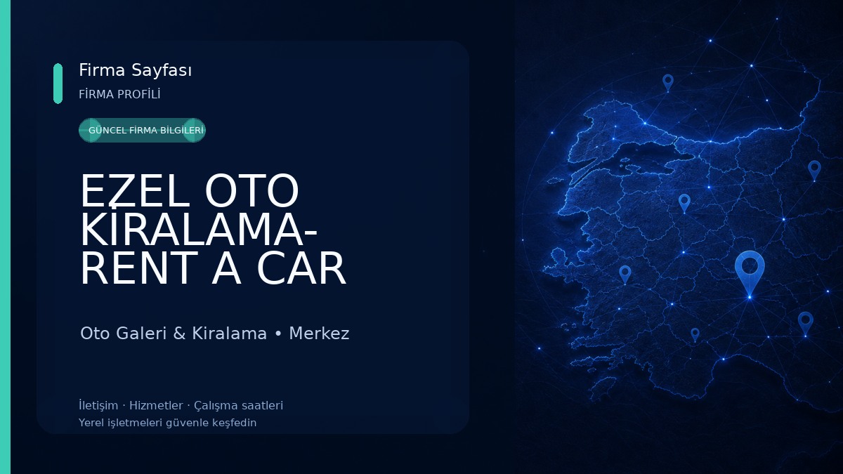 EZEL OTO KİRALAMA- RENT A CAR OSMANİYE 