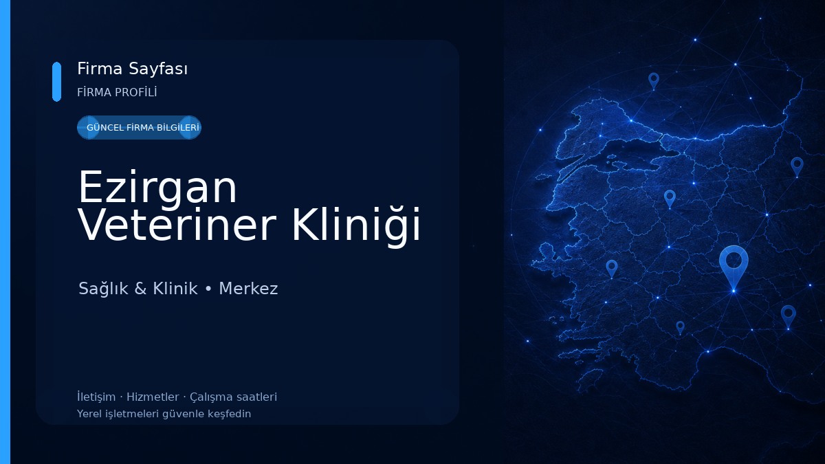 Ezirgan Veteriner Kliniği Sağlık & Klinik