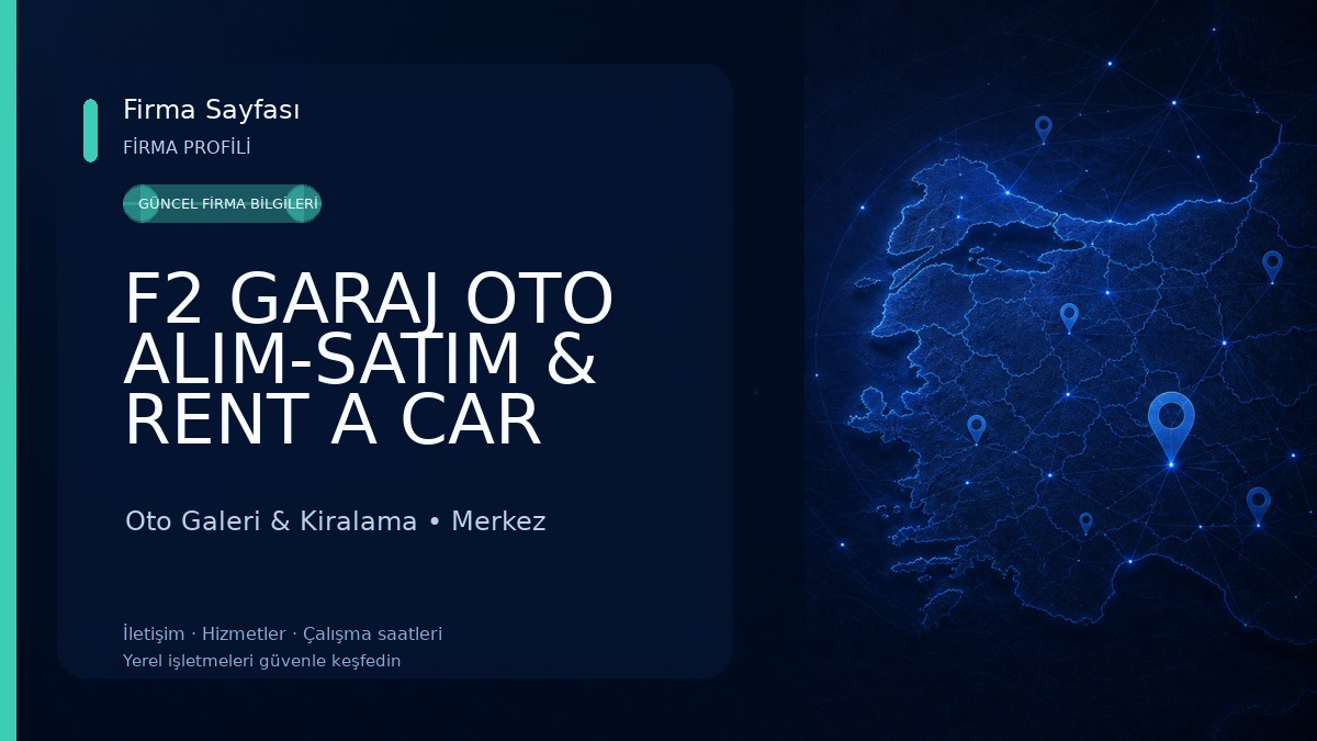 F2 GARAJ OTO ALIM-SATIM & RENT A CAR 