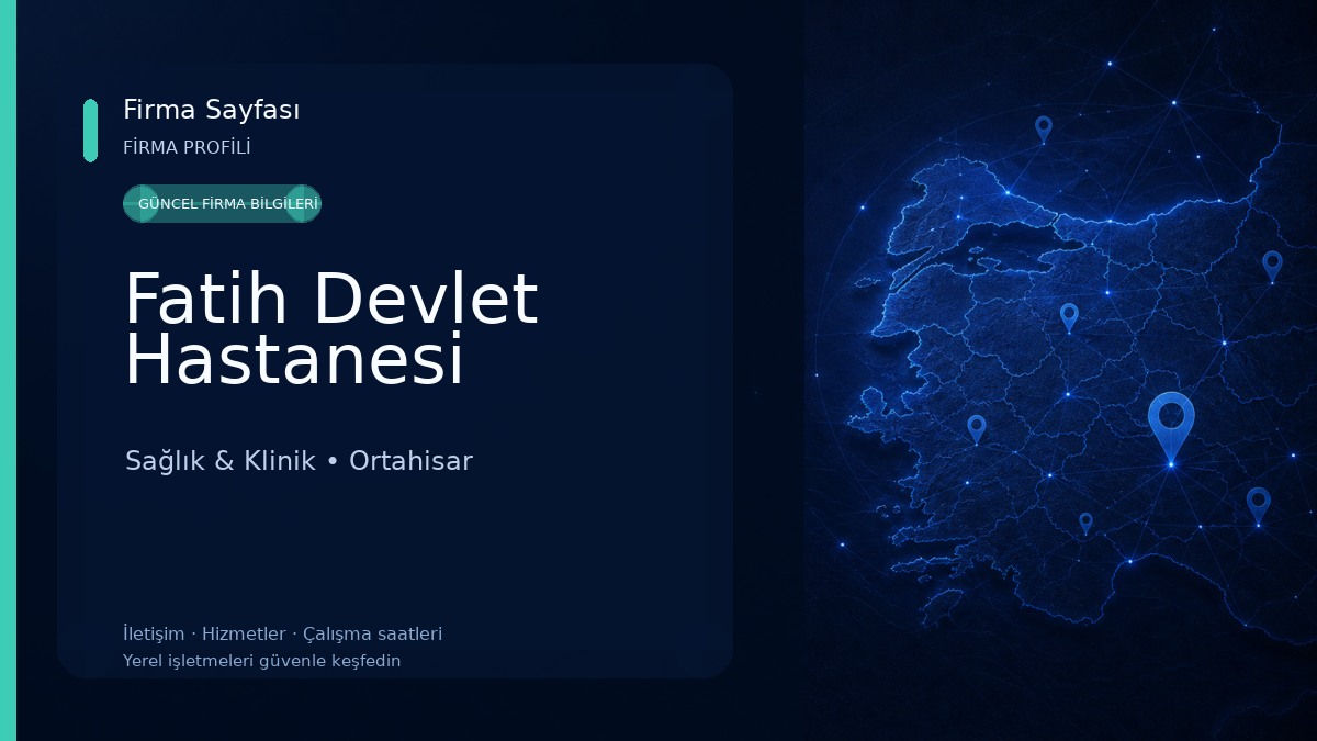 Fatih Devlet Hastanesi Sağlık & Klinik