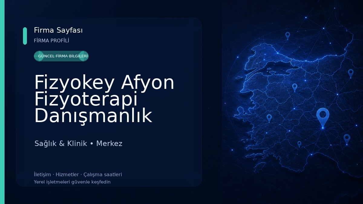 Fizyokey Afyon Fizyoterapi Danışmanlık Merkezi Sağlık & Klinik