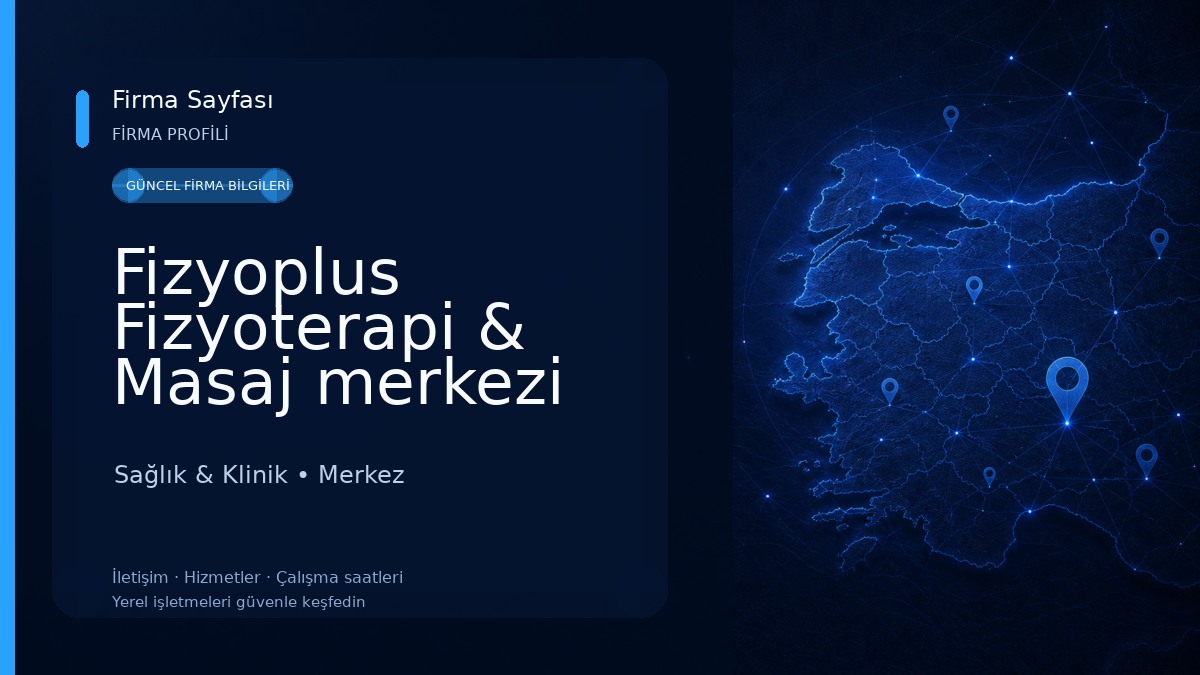 Fizyoplus Fizyoterapi & Masaj merkezi Sağlık & Klinik
