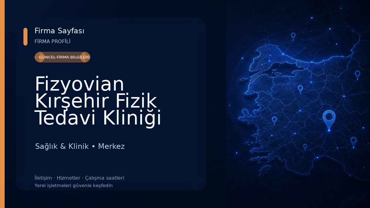 Fizyovian Kırşehir Fizik Tedavi Kliniği Sağlık & Klinik