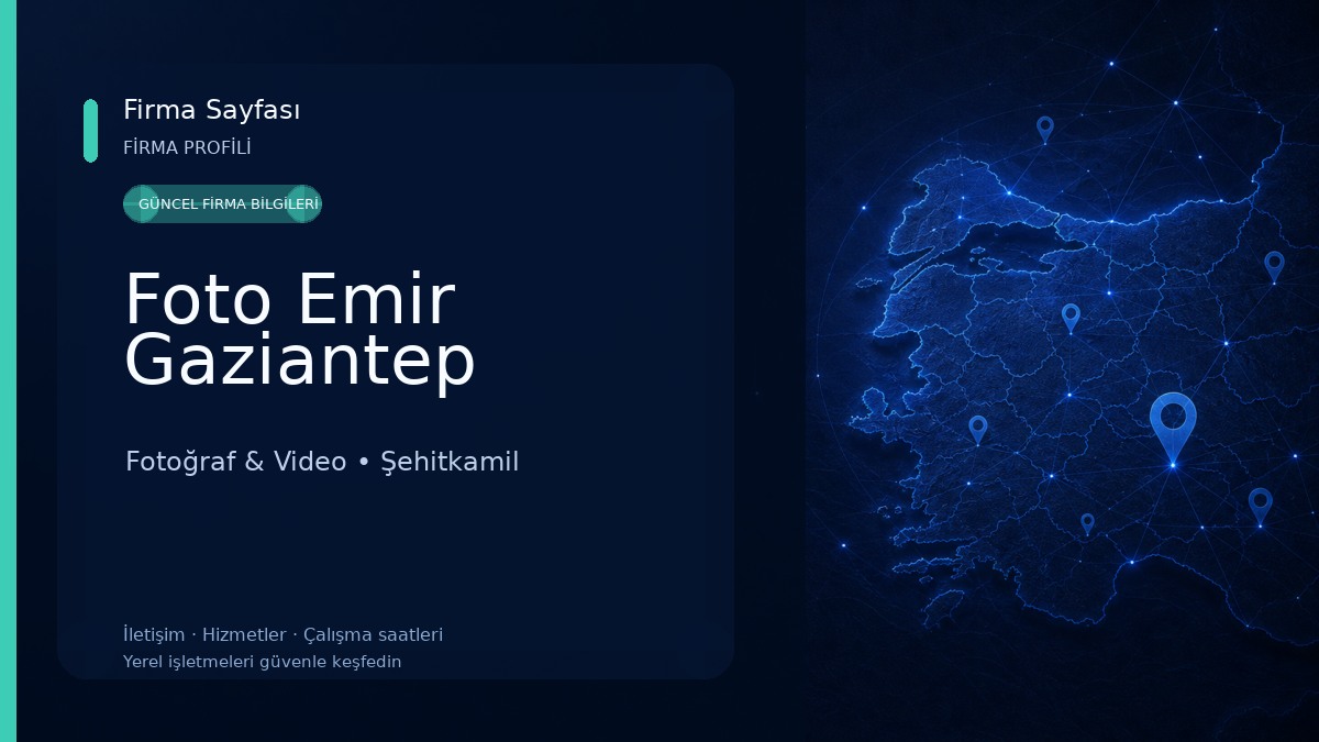 Foto Emir Gaziantep Fotoğraf & Video