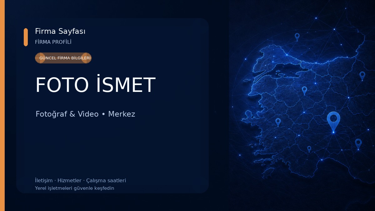 FOTO İSMET Fotoğraf & Video