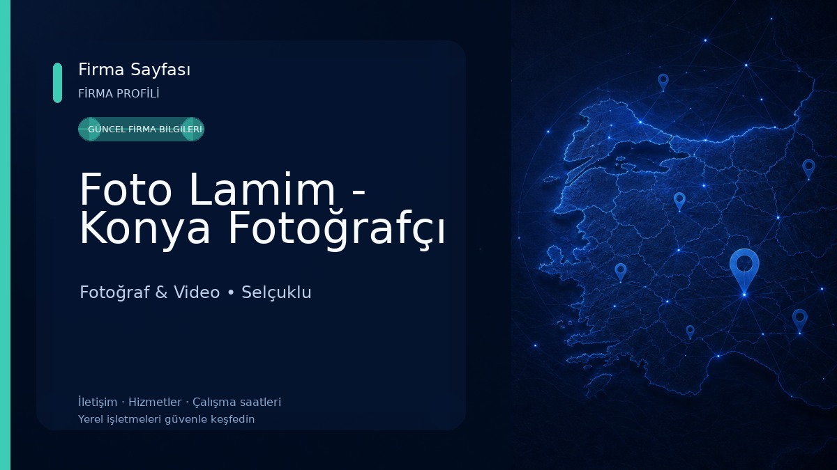 Foto Lamim - Konya Fotoğrafçı Fotoğraf & Video