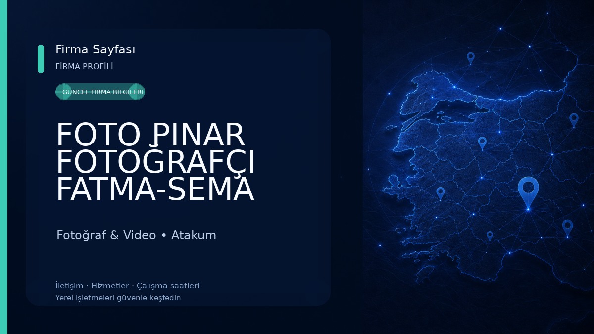 FOTO PINAR FOTOĞRAFÇI FATMA-SEMA AKIN Fotoğraf & Video