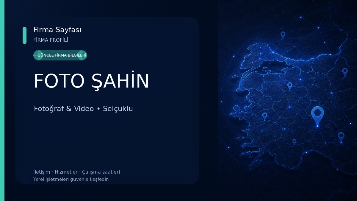 FOTO ŞAHİN
