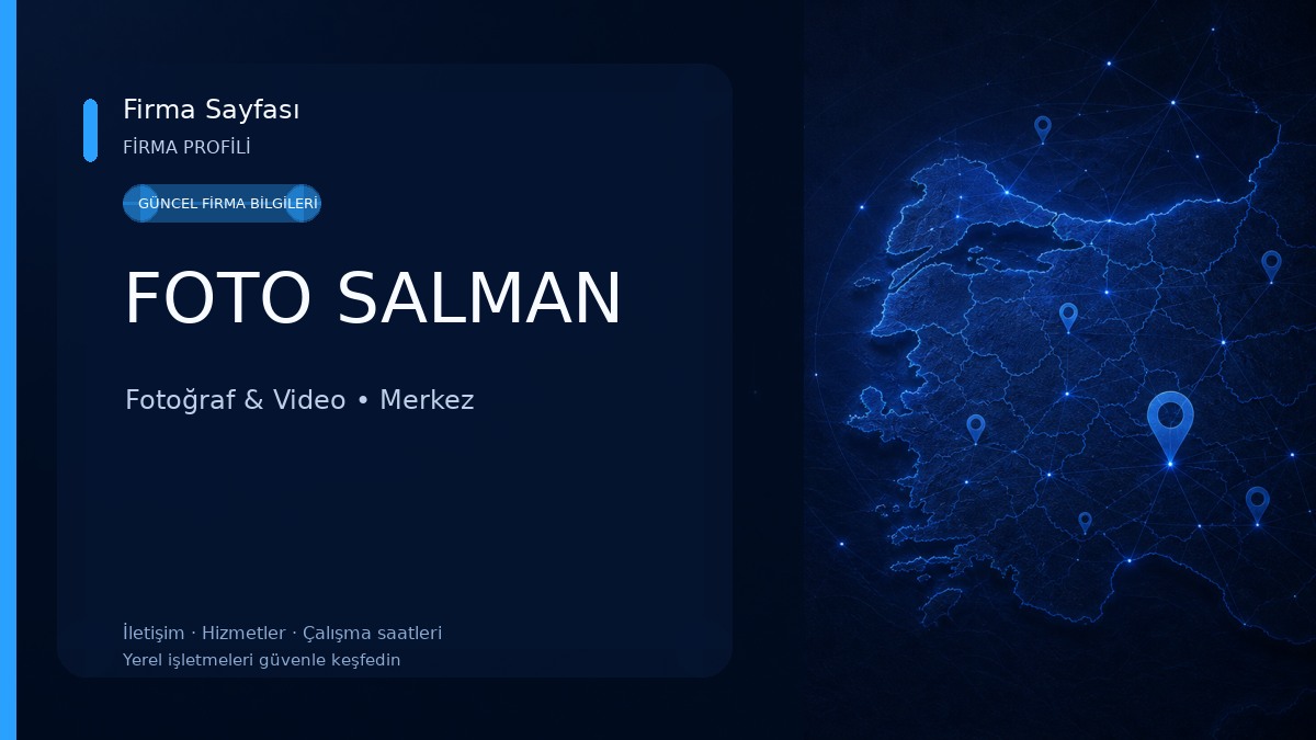 FOTO SALMAN Fotoğraf & Video