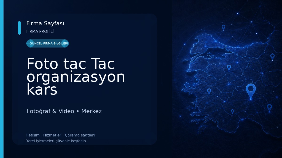 Foto tac Tac organizasyon kars