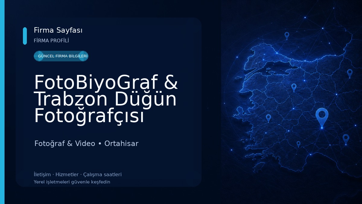 FotoBiyoGraf & Trabzon Düğün Fotoğrafçısı Fotoğraf & Video