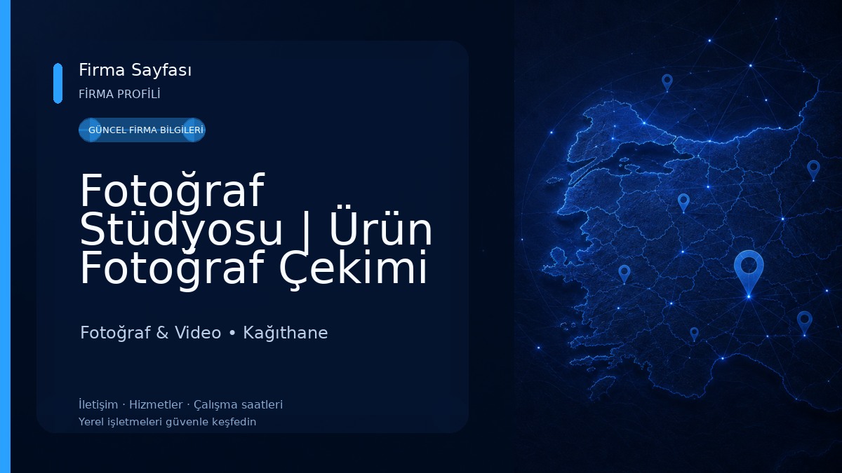 Fotoğraf Stüdyosu | Ürün Fotoğraf Çekimi | Profesyonel Fotoğrafçı