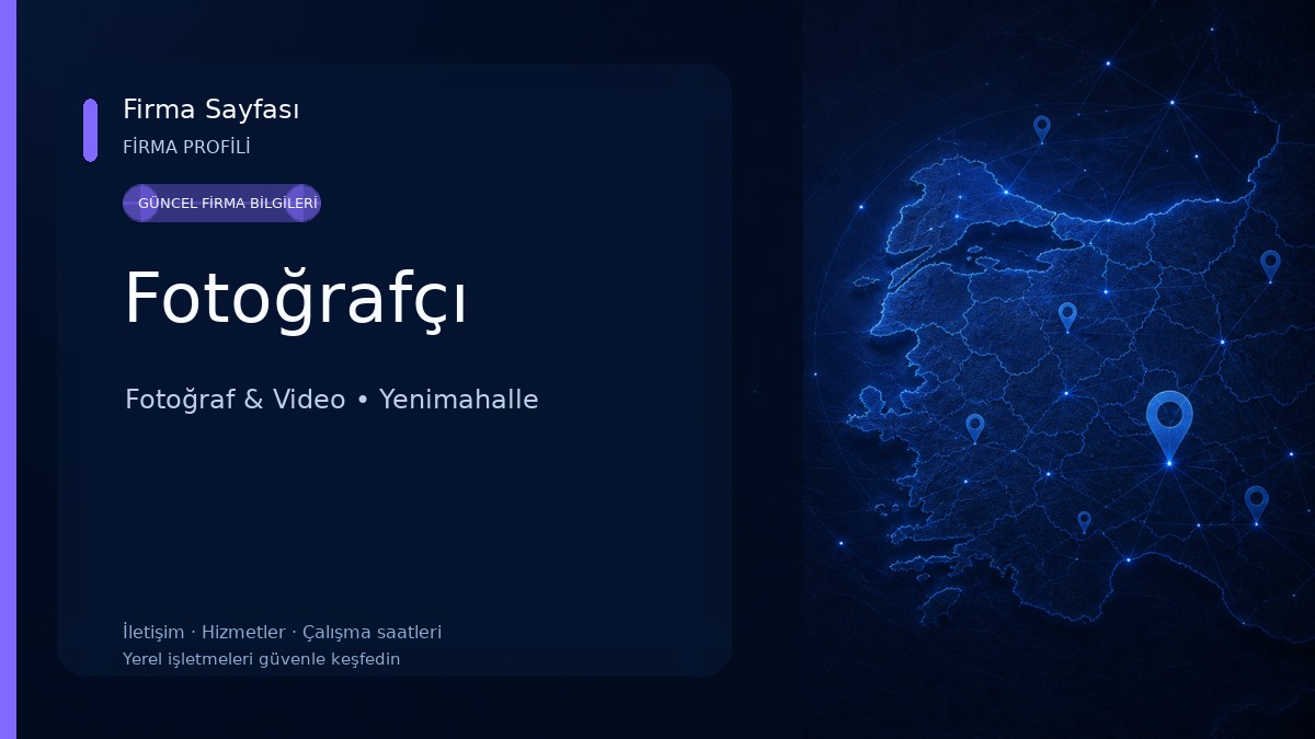 Fotoğrafçı Fotoğraf & Video