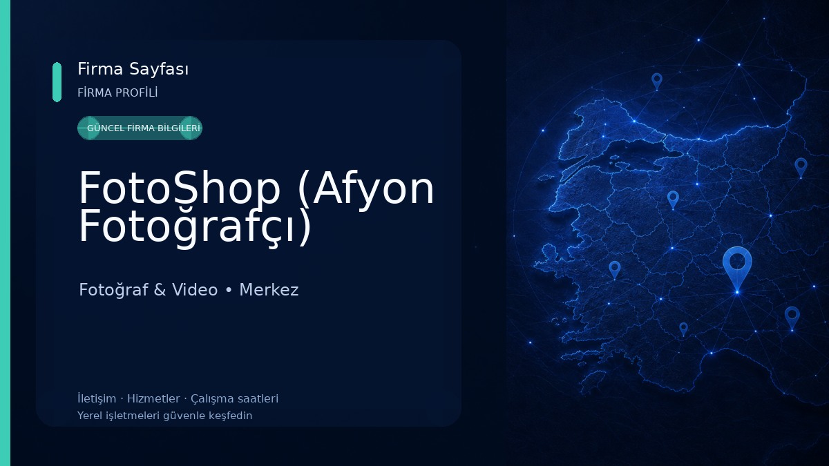 FotoShop (Afyon Fotoğrafçı) Fotoğraf & Video
