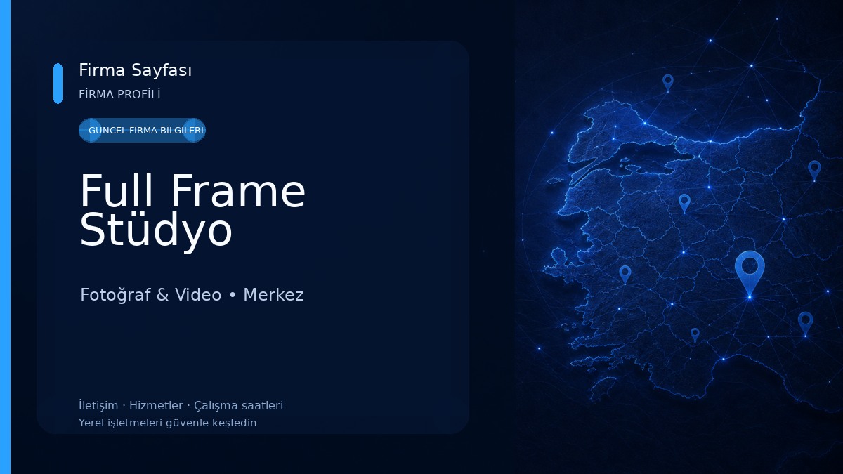 Full Frame Stüdyo Fotoğraf & Video