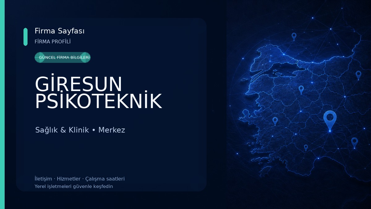 GİRESUN PSİKOTEKNİK Sağlık & Klinik