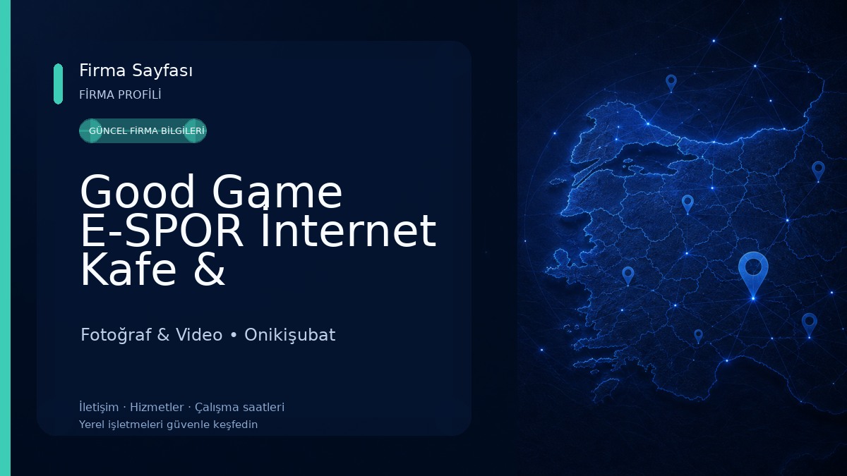 Good Game E-SPOR İnternet Kafe & Playstation Fotoğraf & Video