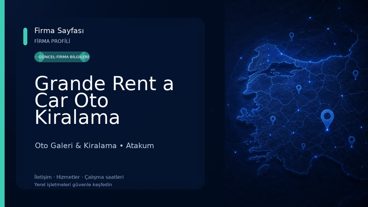 Grande Rent a Car Oto Kiralama Samsun Oto Galeri & Kiralama