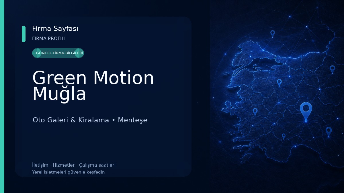 Green Motion Muğla 