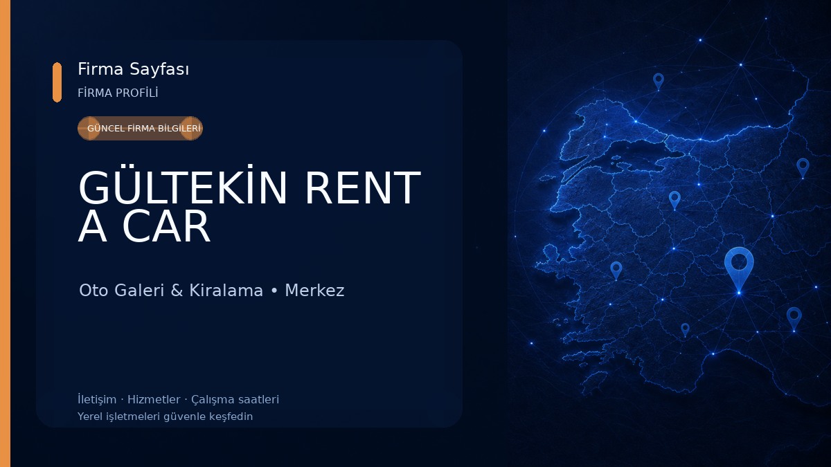 GÜLTEKİN RENT A CAR Oto Galeri & Kiralama
