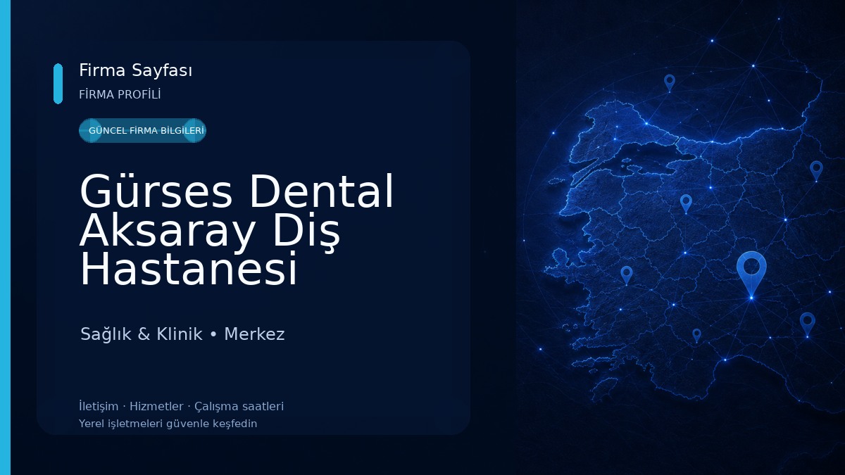 Gürses Dental Aksaray Diş Hastanesi Sağlık & Klinik