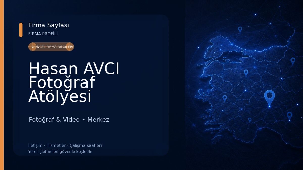 Hasan AVCI Fotoğraf Atölyesi 