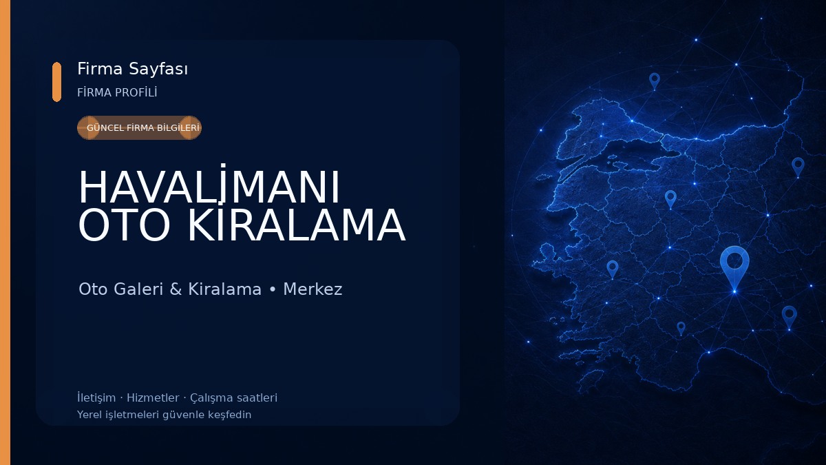 HAVALİMANI OTO KİRALAMA