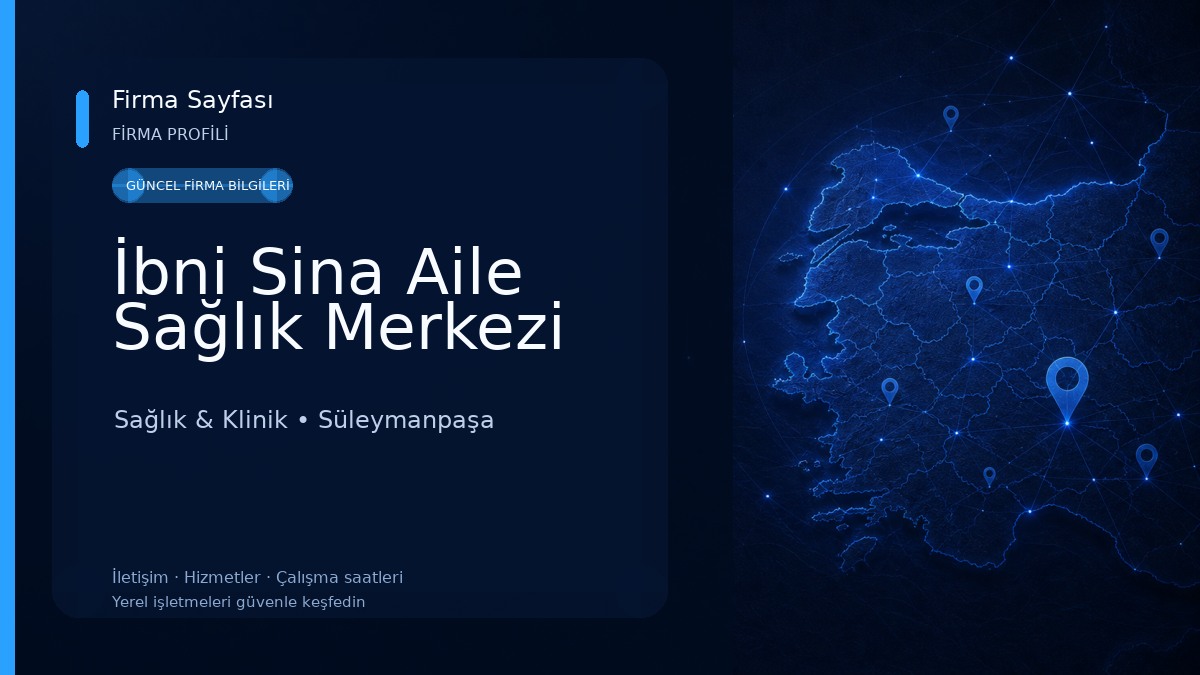 İbni Sina Aile Sağlık Merkezi Sağlık & Klinik